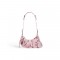 BALENCIAGA WOMEN'S LE CAGOLE XS SHOULDER BAG IN PINK