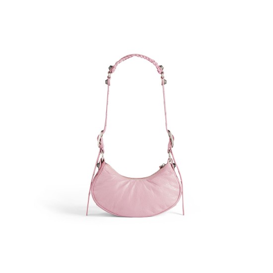 BALENCIAGA WOMEN'S LE CAGOLE XS SHOULDER BAG IN PINK