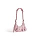 BALENCIAGA WOMEN'S LE CAGOLE XS SHOULDER BAG IN PINK