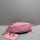 BALENCIAGA WOMEN'S LE CAGOLE XS SHOULDER BAG IN PINK