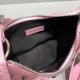 BALENCIAGA WOMEN'S LE CAGOLE XS SHOULDER BAG IN PINK