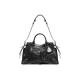 BALENCIAGA WOMEN'S NEO CAGOLE CITY HANDBAG IN WHITE