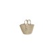 BALENCIAGA WOMEN'S IBIZA SMALL BASKET WITH STRAP IN BEIGE