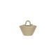 BALENCIAGA WOMEN'S IBIZA SMALL BASKET WITH STRAP IN BEIGE