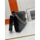 BALENCIAGA WOMEN'S BB SOFT LARGE SMALL FLAP BAG IN BLACK