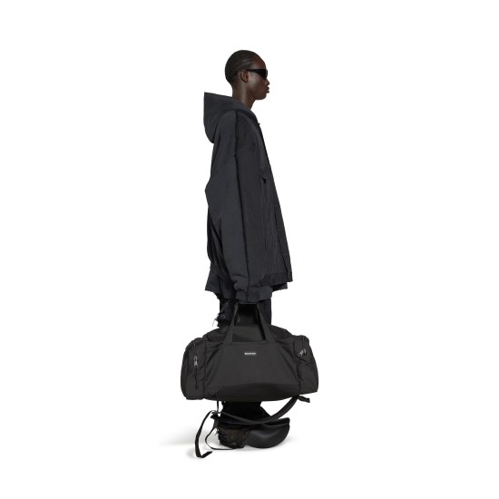 BALENCIAGA MEN'S EXPLORER TRAVEL BACKPACK IN BLACK