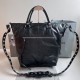 BALENCIAGA MEN'S LE CAGOLE MEN MEDIUM TOTE BAG IN BLACK