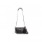 BALENCIAGA MEN'S LE CAGOLE MEN XS FLAP BAG IN BLACK