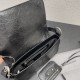 BALENCIAGA MEN'S LE CAGOLE MEN XS FLAP BAG IN BLACK