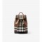 BURBERRY Check and Leather Backpack