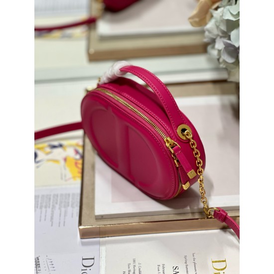 DIOR CD SIGNATURE OVAL CAMERA BAG