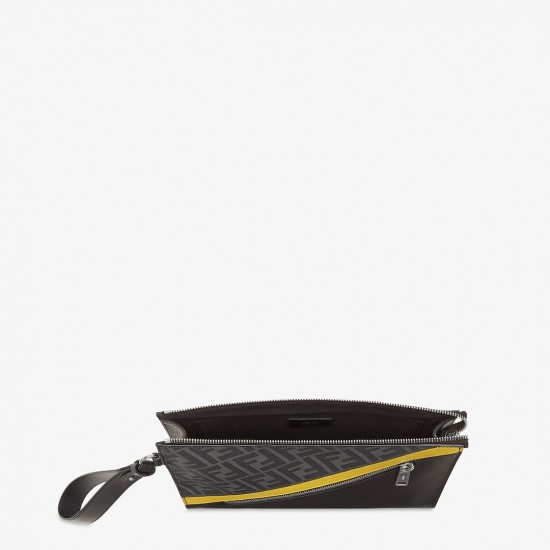 FENDI Diagonal Clutch