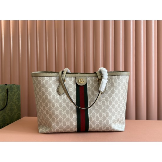 GUCCI OPHIDIA MEDIUM GG TOTE BAG