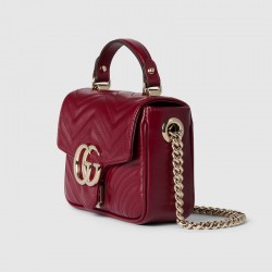 GUCCI GG MARMONT MINI TOP HANDLE BAG