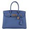 Hermès Birkin 30 Blue Brighton Togo with Gold Hardware