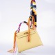 Hermès Kelly 25 Sellier Jaune Poussin Epsom with Gold Hardware