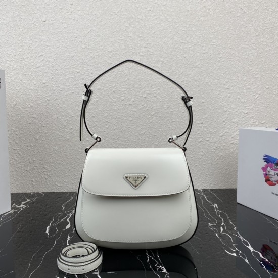 PRADA Cleo brushed leather mini bag