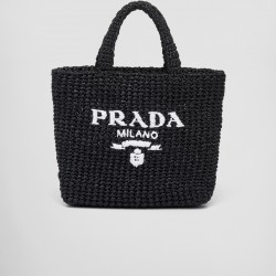 PRADA Small crochet tote bag