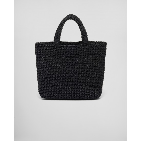 PRADA Small crochet tote bag