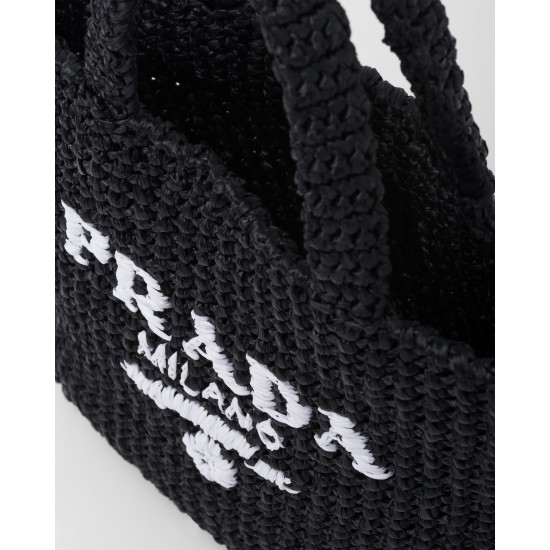 PRADA Small crochet tote bag