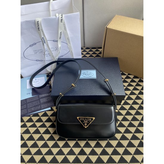 PRADA Leather shoulder bag