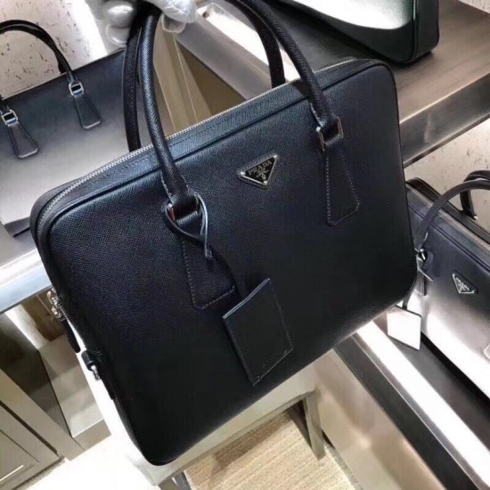 PRADA Saffiano Leather Work Bag