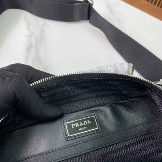 PRADA Medium Prada Brique Saffiano leather bag