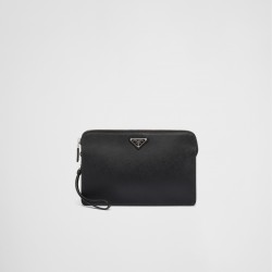 PRADA Saffiano leather pouch