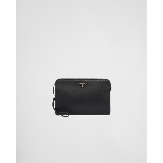 PRADA Saffiano leather pouch