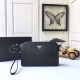 PRADA Saffiano leather pouch