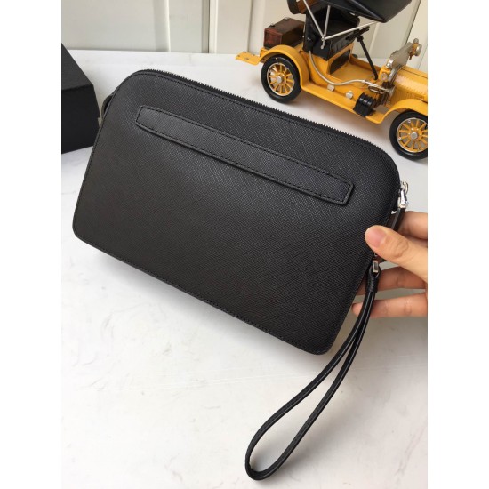 PRADA Saffiano leather pouch