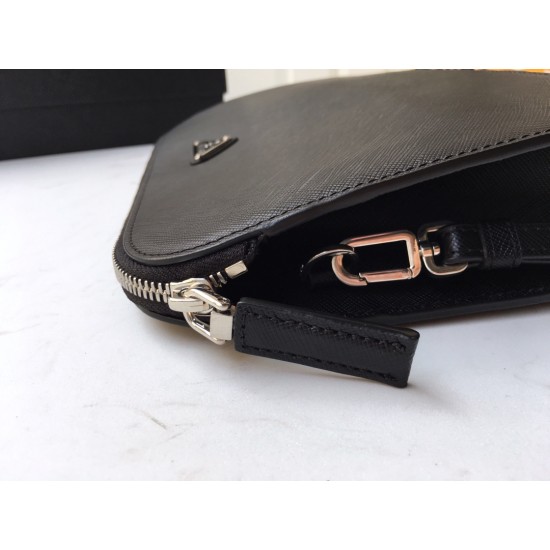 PRADA Saffiano leather pouch