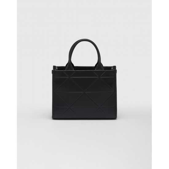 PRADA Mini Prada Symbole leather bag with stitching