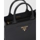 PRADA Mini Prada Symbole leather bag with stitching