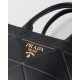 PRADA Mini Prada Symbole leather bag with stitching